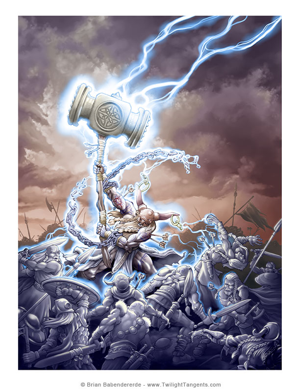 Print - God of Thunder