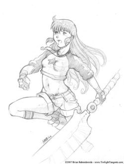 This was a quick little doodle / sketch of Betty that I did for a con.