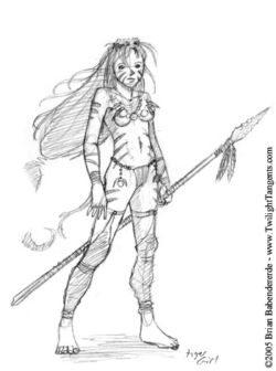 This was just a little thumbnail I did, just messing around with ideas.