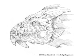 I just had a great deal of fun adding surface detail to this one.