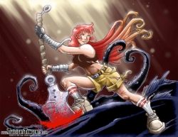 This sketch was originally done as a commission - a fan wanted to see a more mature and experienced Betty. I liked the way it turned out, and decided to color it, using it as an excuse to experiment with my new Cintiq.