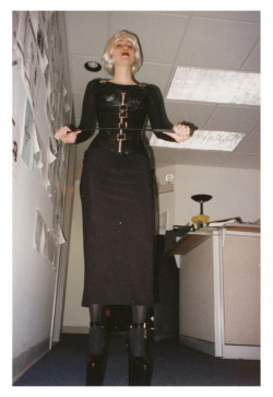 Tonya on Evil Twin Day. I think she got into it!