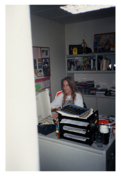 "Princess Alisa" working hard to make sure art and animation stays on schedule!